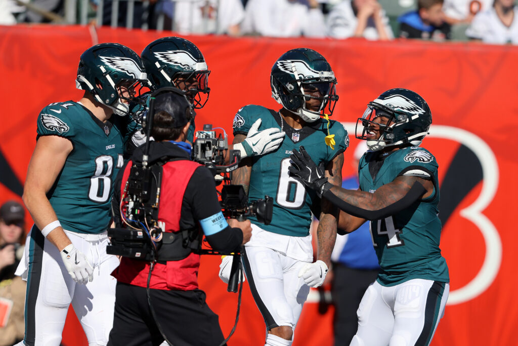 Philadelphia Eagles wide receiver DeVonta Smith 