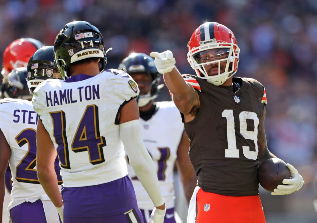 Cleveland Browns wide receiver Cedric Tillman